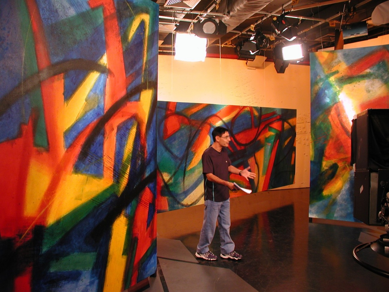 Ambientação do cenário do programa da TV Cultura — , 